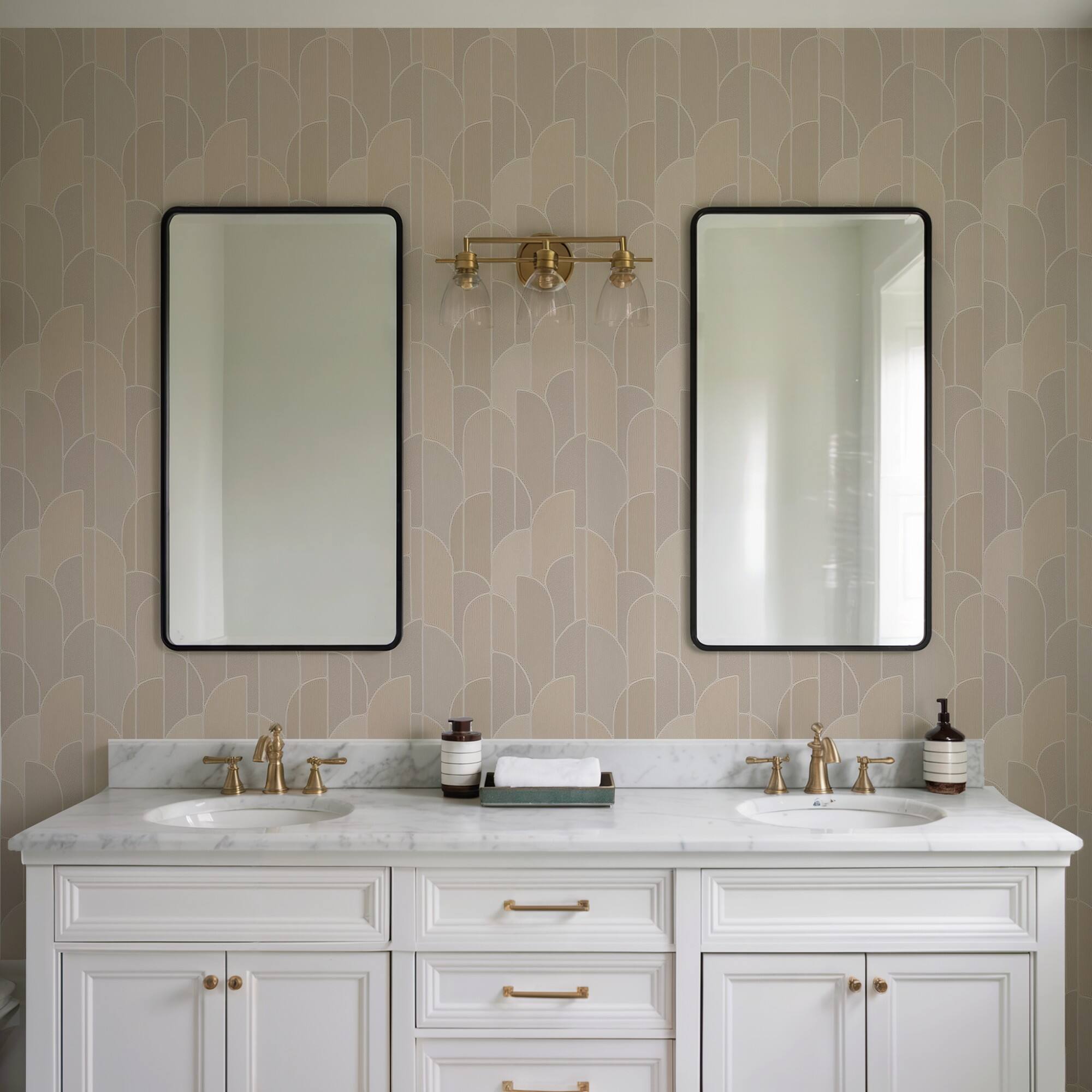 Designs Direct Stitched Arches Wallpaper